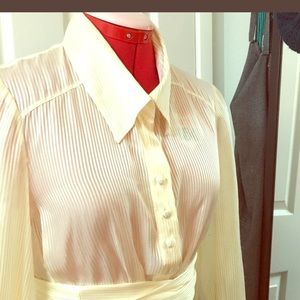 Ted baker cream blouse